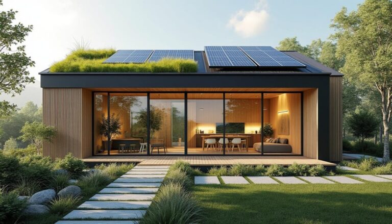 découvrez une maison passive compacte conçue pour optimiser chaque mètre de votre terrain tout en garantissant un confort thermique et des économies d'énergie.